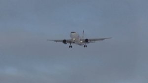 A-320 Уральские Авиалинии Ош-Екатеринбург Посадка в Кольцово Рейс u6-2904 Ural Airlines