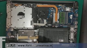 DELL Inspiron 3793 sostituzione batteria. Battery replacement