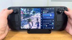 Baldur's Gate III Steam Deck OLED HDR gameplay my settings