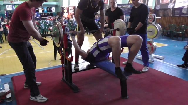 504 Казимирчук Николай. Жим лежа 145 кг. Кубок Украины 2015 (UPC) смотреть онлайн