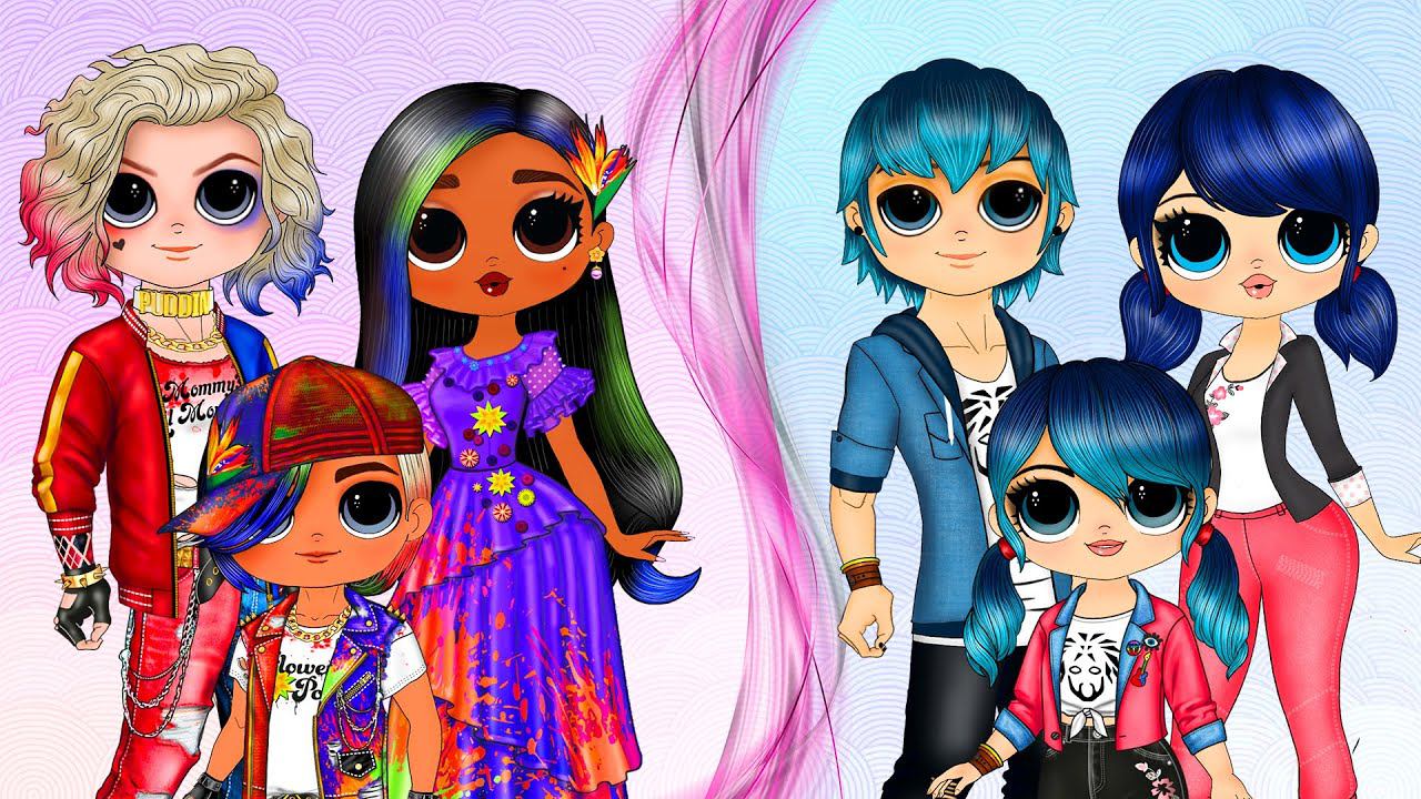 Маринет, Эдриан, Хлоя, Изабела, Поппи Плейтайм стали Родителями | Идеи из бумаги DIY