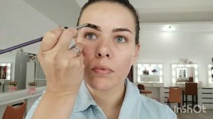 Коррекция и покраска бровей хной