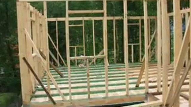 Строительство каркасно-щитового дома смотреть онлайн
