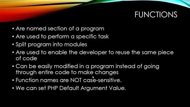 Functions In PHP - PHP Functions - Working With Functions - Types Of Functions (Part-2) (Hindi/Urdu