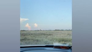 Арабатский залив. Азовское море. Крым. 19 августа 2022 г.