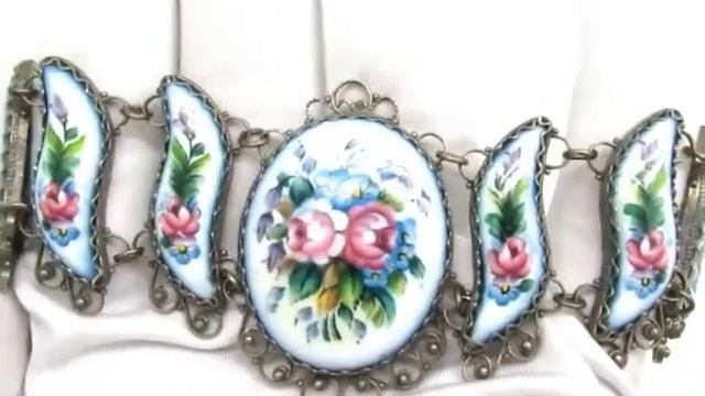 Колье Полинка Ручной Работы Ростовская Финифть ❤ смотреть онлайн