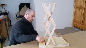 Homemade Scissor Lift (Using Wooden Gears)