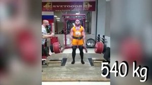 540 KG !!! Ivan Makarov/Становая тяга/Deadlift