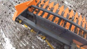 жатка для подсолнечника ORANGE SEED работа