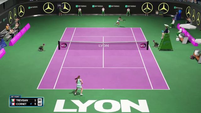 Lyon Open 2023 | Martina Trevisan vs Alize Cornet | Round of 16 | AO Tennis 2