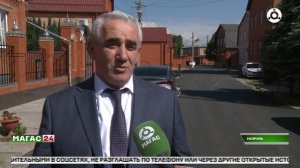 В Назрани реконструируют улицу Цечоева