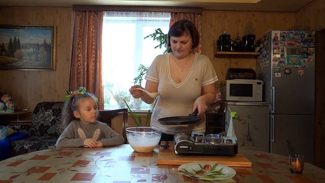 Заварные Блины (Как приготовить тонкие ажурные блины).#приготовить #рецепт #видео