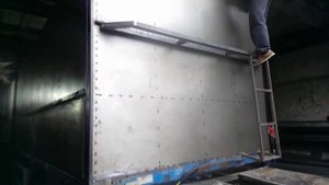 ОТКИДНАЯ ЛЕСТНИЦА ДЛЯ ПОЛУПРИЦЕПА