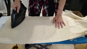 Curtain for the entresol in the corridor. Шторка на антресоль коридоре.