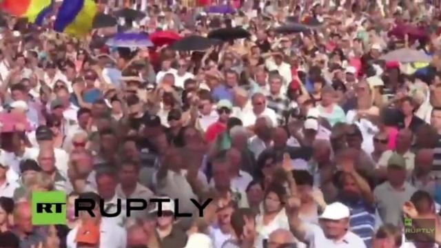 100000 протестантов против правительства в Кишиневе смотреть онлайн