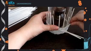 Мастер-класс/ Как сплести из бумажной лозы шляпку/ ЛеКо
