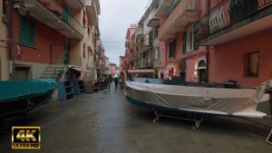 Прогулка дождливым вечером по Манароле, Чинкве-Терре Италия! Часть 1