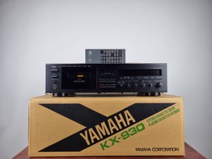 Магнитофон Yamaha KX-930 Ti с 3 головками и 3 двигателями-ЯПОНИЯ-1990-год-май