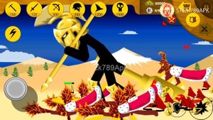 MEGA GOLDEN GRIFFON, XIPHOS VS FINAL BOSS LAVA, GIANT BOSS LEAF | Stick War Legacy Mod | Stick789Ap