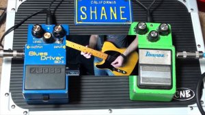 Ibanez Tubescreamer TS9 vs BOSS Blues Driver BD-2 Pedal