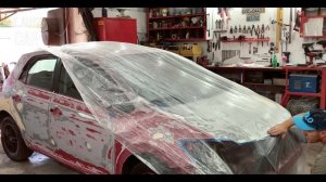 Облез лак/Тойота Аурис/готовлю грунтовать есть неуансы