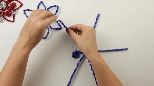 Красивая Снежинка из синельной проволоки | DIY Christmas ideas | DIY christmas ornaments смотреть онлайн