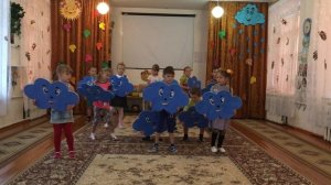 детский сад " Колосок" ст. Безменово Танец "Тучка"  Подготовительная группа Ромашки