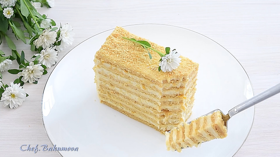 МЕДОВИК ♡ Коржи с цитрусовой ноткой ✧ Апельсиновый крем