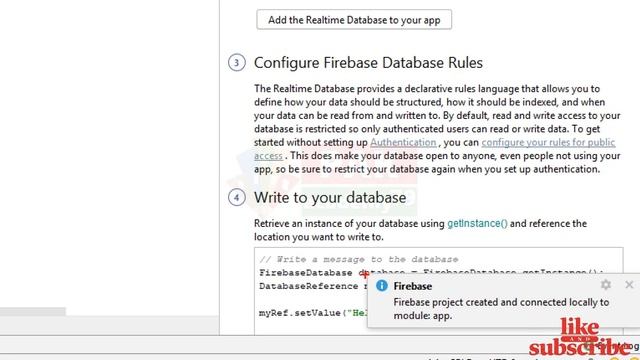Firebase Connection and Data Insertion Part 01 - Android Studio