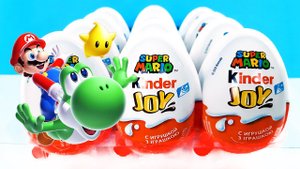 Киндер Сюрприз СУПЕР МАРИО 2020! Unboxing Kinder JOY Super Mario Bros! Новая коллекция!