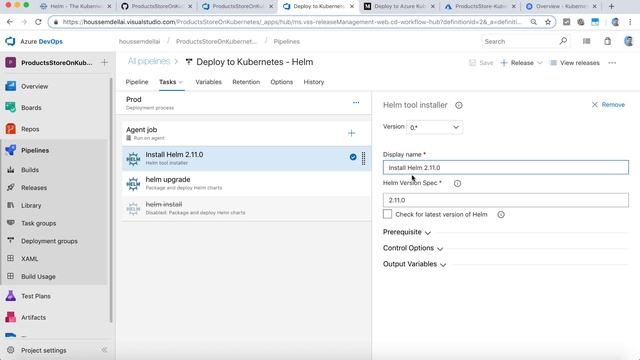 Deploy to Kubernetes using Helm and Azure DevOps смотреть онлайн