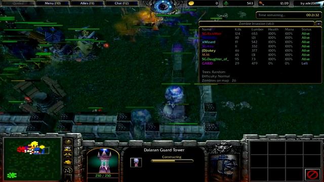 Warcraft 3 | Zombie Invasion v6.1 | xWizard.. COPY FROM ALLIES !! смотреть онлайн