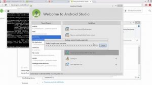 Создание проекта используя Cordova  Запуск проекта в Android Studio