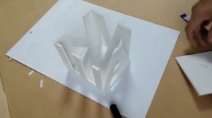 Новогодняя игрушка из пенокартона // Декоративная идея для Нового года и Рождества.