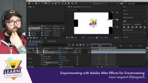 Experimenting with Adobe After Effects for livestreaming — Learn With Jason