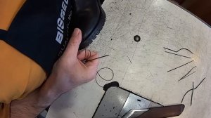 Тестируем крючок для прошивки подошвы от опт-мега.рф  Ремонт обуви.