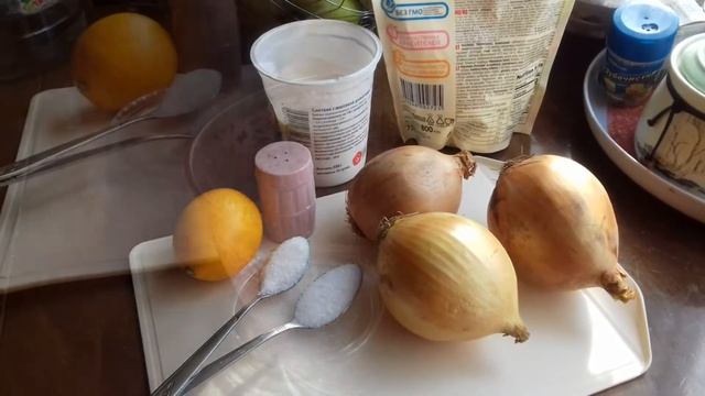 Острые  куриные крылышки, спинки гриль+маринованный лук/Кухонные дела Надежды #острые_крылышки_грил