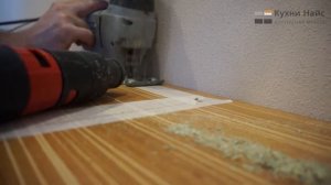 Белая глянцевая кухня на заказ в Девяткино! Видеоотчет.