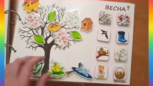 Именной развивающий альбом на липучках смотреть онлайн