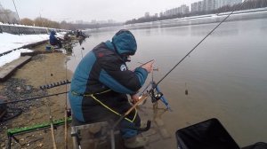 кубок открытия 2023, Рыбалка на фидер в Братеево. Зимний фидер на Москва реке