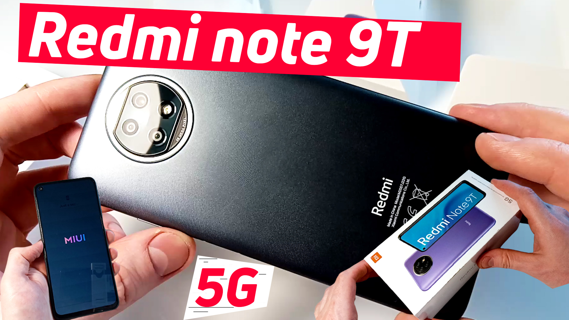 Xiaomi redmi note 9t - распаковка и небольшой обзор