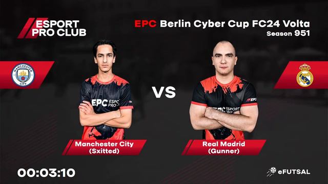 11.03.2024 ► EPC Berlin Volta Cyber Cup смотреть онлайн