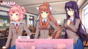 Юри долбанулась на голову(и крадёт ручки гг)?Прохождение Doki Doki Literature Club?[2 акт №6]