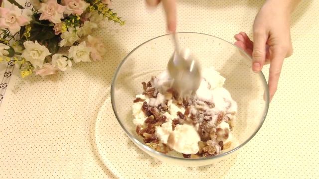 Мягкое творожное печенье с изюмом.Просто и вкусно!