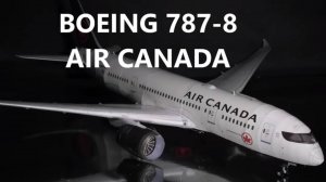 Бумажная модель Boeing 787-8 Air Canada. Масштаб: 1:120. 
Air Canada Boeing 787-8 Papercraft (1:120)