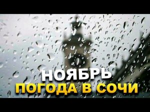 ПОГОДА В #СОЧИ В НОЯБРЕ СЕГОДНЯ. М-ВИДЕО ВЫПЛАТИЛ НЕУСТОЙКУ!