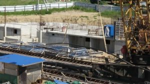 Работа башенного крана