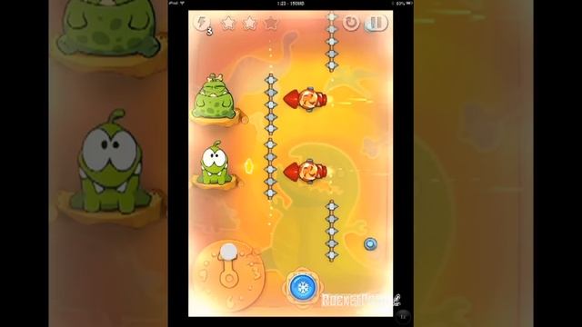 Cut the Rope Time Travel 6-5 The Stone Age Walkthrough