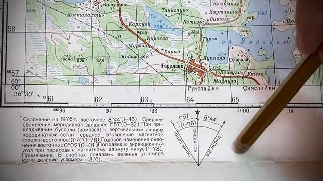 НВП. Военная Топография. Углы и направления. смотреть онлайн