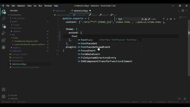 Tailwind CSS v3 Crash Course | #12- How to Custom Fonts in Tailwindcss | #responsive #fonts #custom
